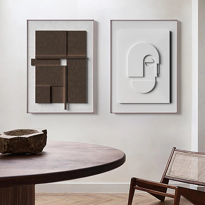 Geometric Abstract Wall Art Canvas Home Decor Painting