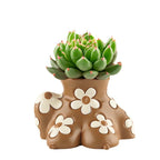 Creative Resin Body Art Flowerpot for Home Decor