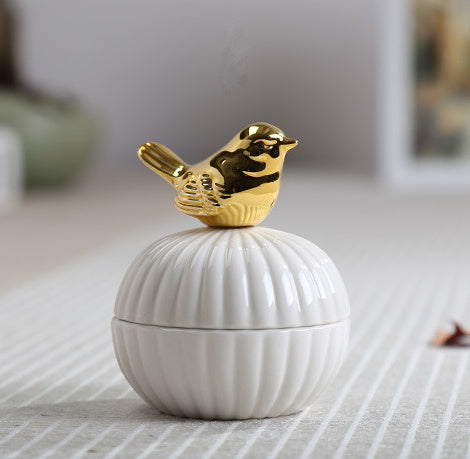 Animal Figurine Jewelry Box for Home Decor Gift
