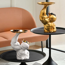 Creative Arm Muscle Cattle Tray Coffee Table Decor