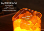 USB Himalayan Salt Lamp Crystal LED Night Light for Home Decor