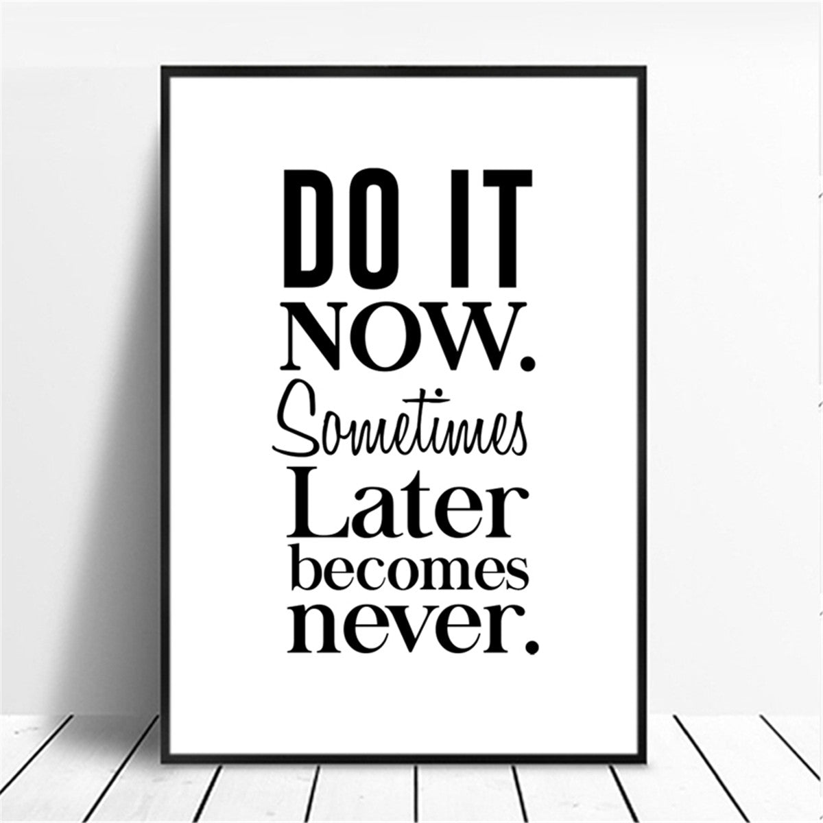 Minimalist Wall Motivational Quote Canvas for Home Decor