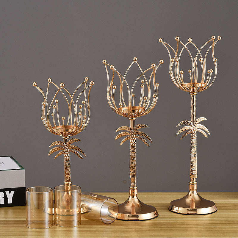 Elegant Dining Table Candle Holder Decoration for Home