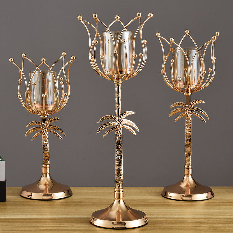 Elegant Dining Table Candle Holder Decoration for Home