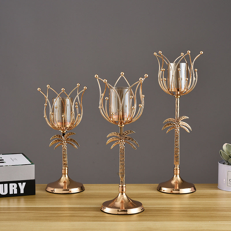 Elegant Dining Table Candle Holder Decoration for Home