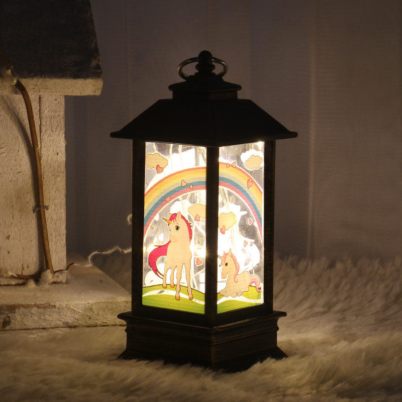 Santa Claus & Snowman LED Light Merry Christmas Home Decor