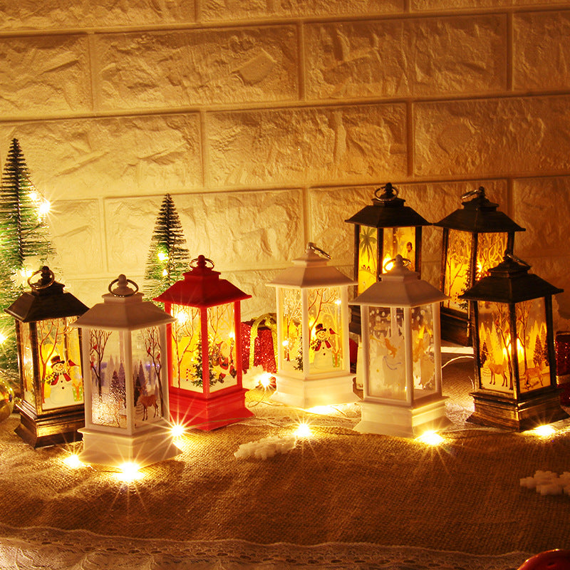 Santa Claus & Snowman LED Light Merry Christmas Home Decor
