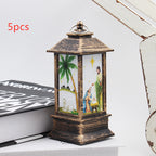 Santa Claus & Snowman LED Light Merry Christmas Home Decor