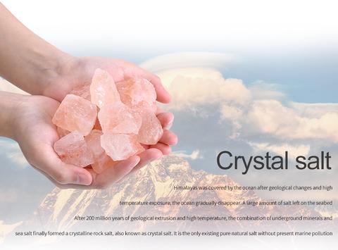 USB Himalayan Salt Lamp Crystal LED Night Light for Home Decor