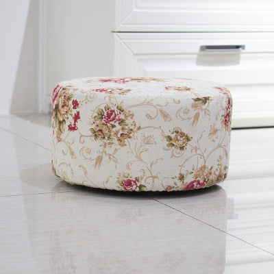 abric Floor Pouf Stool for Bedroom & Living Room