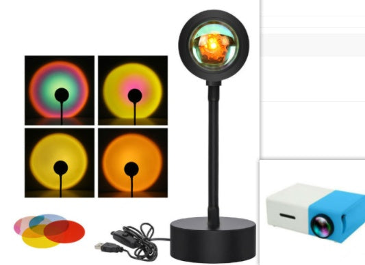 LED Sunset Projector Night Light