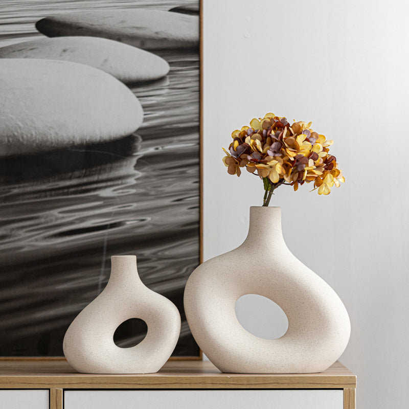 Decorative Ceramic Vases Modern Living Room Display Cabinet Ornaments