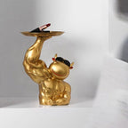 Creative Arm Muscle Cattle Tray Coffee Table Decor