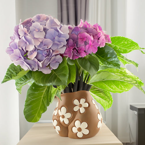 Creative Resin Body Art Flowerpot for Home Decor