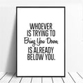 Minimalist Wall Motivational Quote Canvas for Home Decor