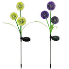 Outdoor Solar Dandelion Lantern 3 LED Garden Pathway