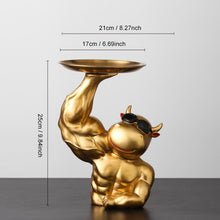 Creative Arm Muscle Cattle Tray Coffee Table Decor