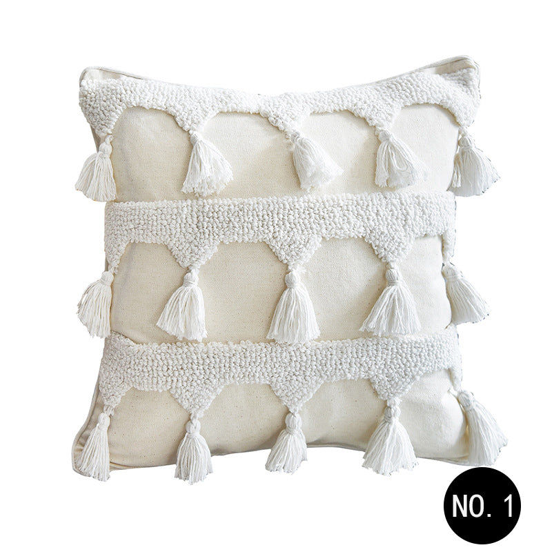 Moroccan Tufted Simple Pillowcase for Sofa & Bed