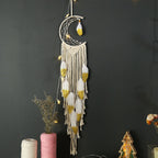Gold Crescent Dreamcatcher Boho Home Decor