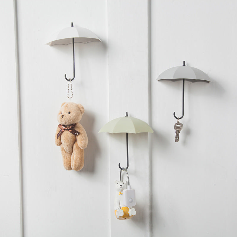 Umbrella-Shaped Wall Hooks Creative Decorative Hooks for Home