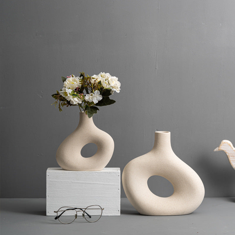 Decorative Ceramic Vases Modern Living Room Display Cabinet Ornaments