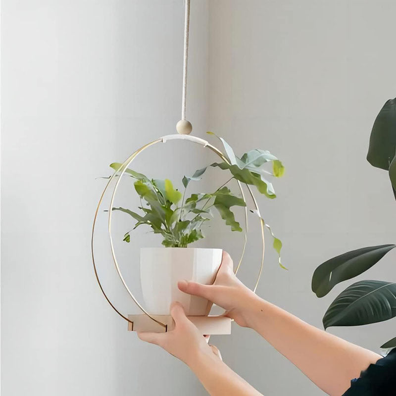 Hanging Flower Pot Bracket Air Plant Wall Decoration