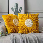 Fashion Modern White Velvet Throw Pillow