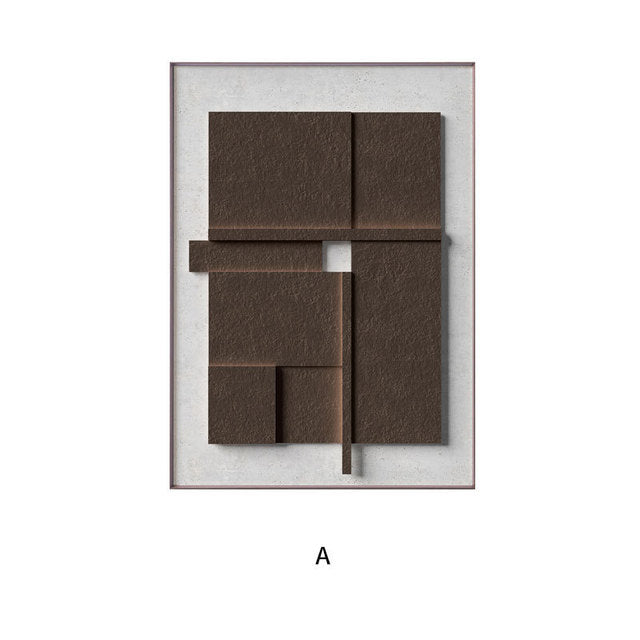 Geometric Abstract Wall Art Canvas Home Decor Painting