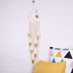 Gold Crescent Dreamcatcher Boho Home Decor