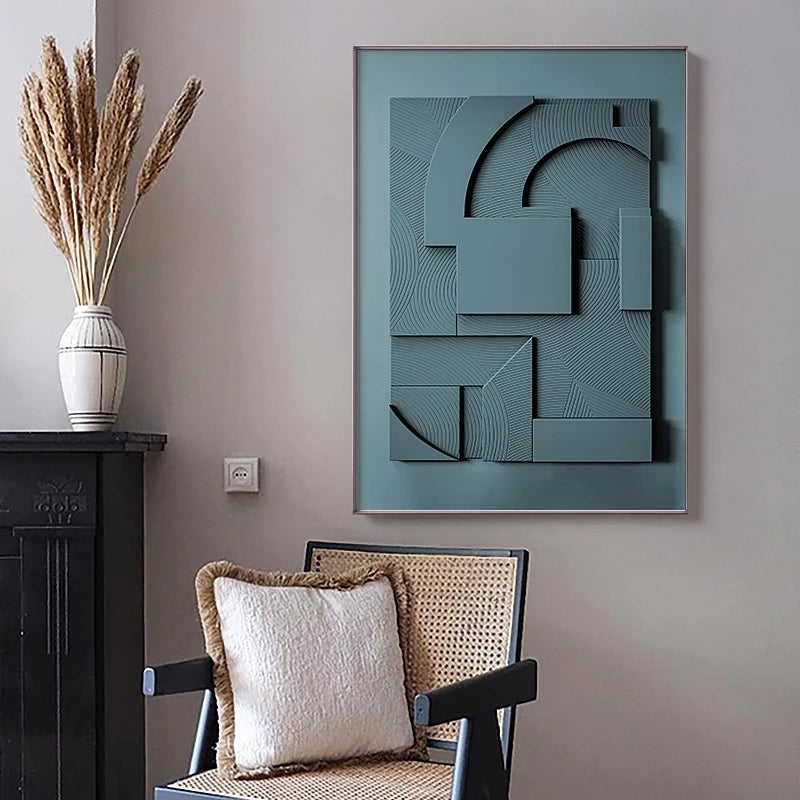 Geometric Abstract Wall Art Canvas Home Decor Painting
