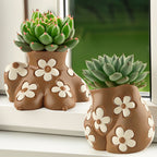 Creative Resin Body Art Flowerpot for Home Decor