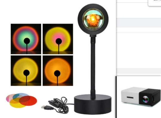 LED Sunset Projector Night Light